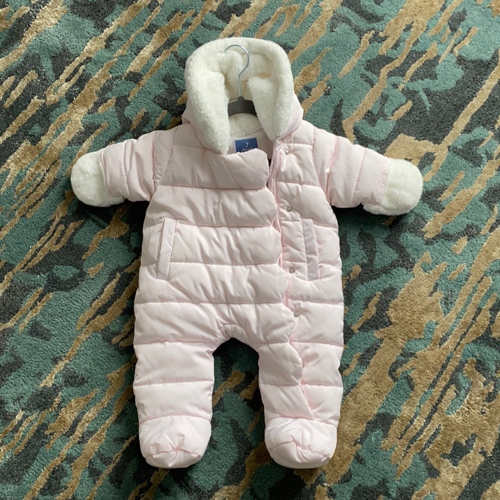 Jacadi Paris baby girl snowsuit